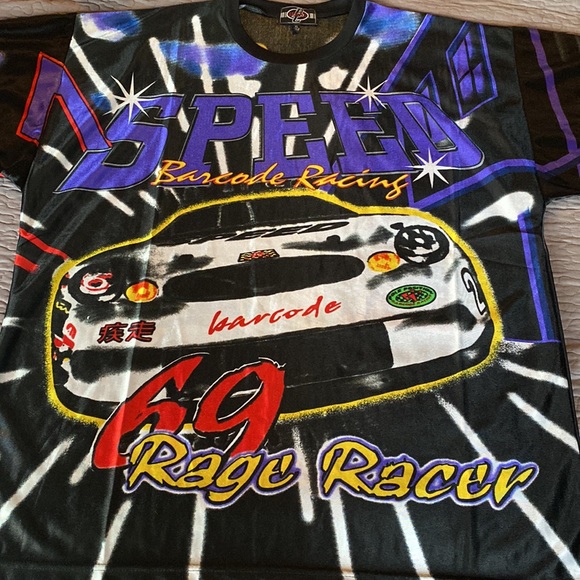 Barcode Speed Racing 69 Road Rage Racer Shirt - Picture 10 of 13